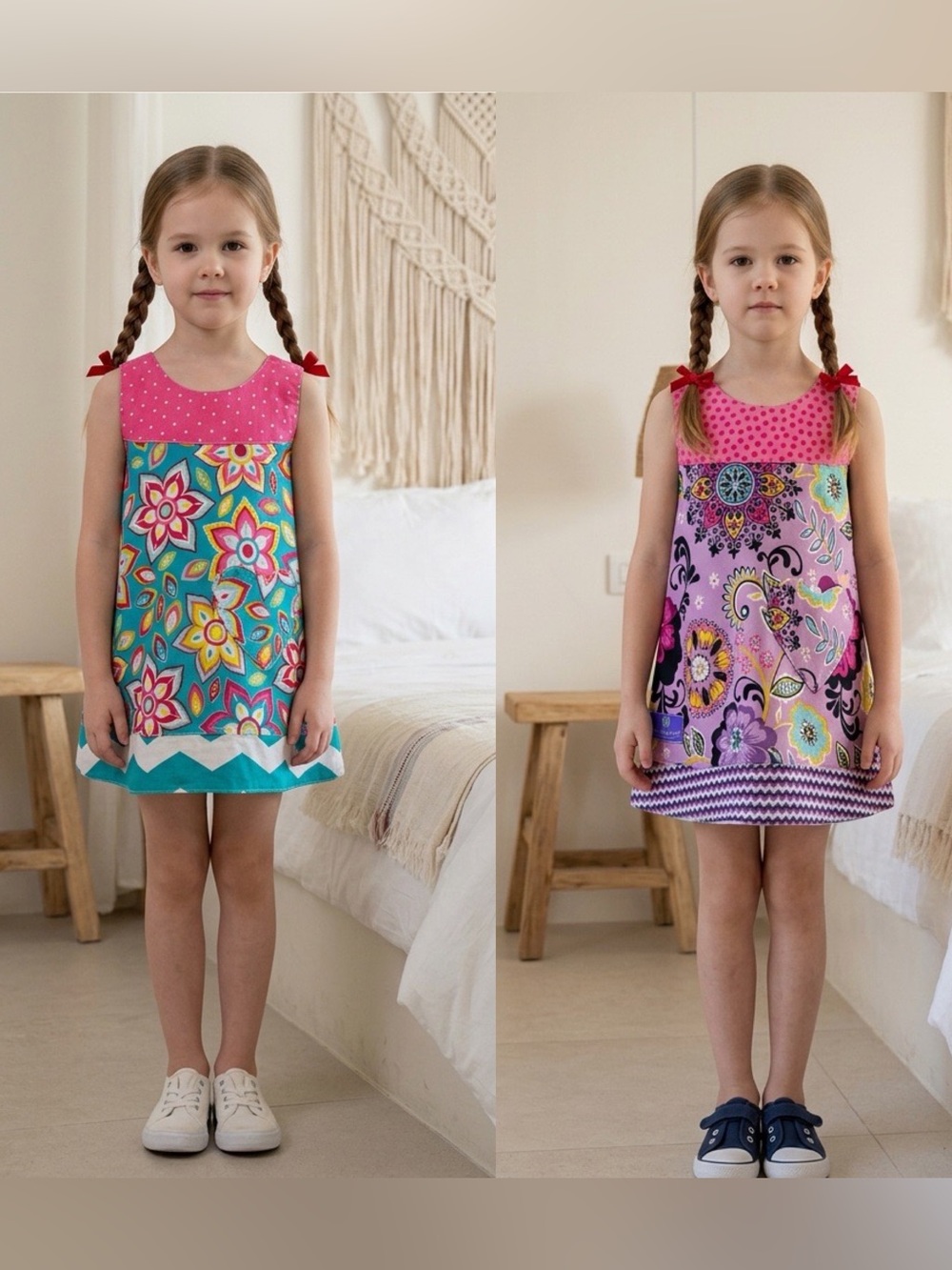 The Unbroken Circle Jojo Aline Reversible Dress Girls size XS